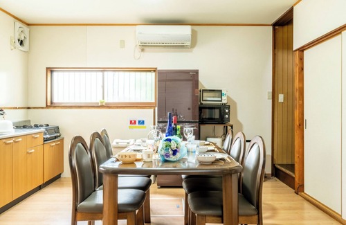 Nara Casa | Free parking and bicycles at "Yamato no Yado Minamibukuro", a 2-story old private house for rent in its entirety, capacity 11 people.