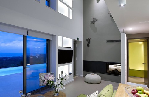 Kissamos Villa | Villas Youphoria cerca de Balos, villa Symphony con vistas panorámicas al océano