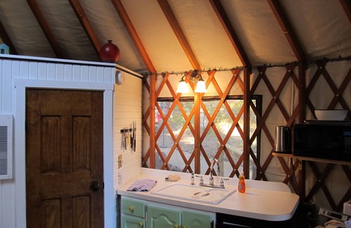 Holts Summit Cabaña | Yurt Floating in the Forest