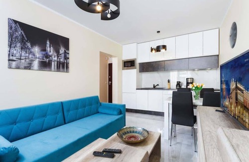 Podgorze Apartamento | Apartment Zabłocie 35/35 | WiFi, garaje, balcón