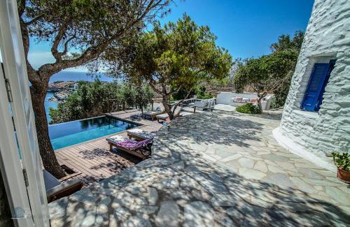 Koundouros Villa | Zen Blue Mills - Luxury Villa in Kea Island