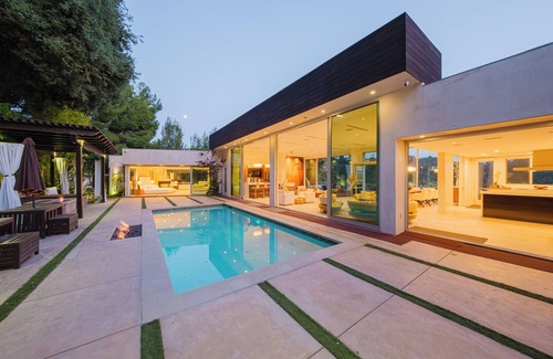 Beverly Hills Casa | Zen Estate - Luxurious 5BR Beverly Hills Sanctuary with Pool & Canyon Views