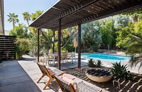 The Mesa Casa | Zen Modern Home - Wind Free S Palm Springs - PISCINA / SPA DE AGUA SALADA