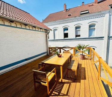 Nordstadt Apartamento | Zentrales Apartment mit großer Terrasse
