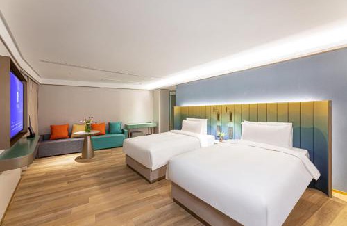 Zhangjiagang Hotel | Zhangjiagang Pedestrian Street Manxin Hotel