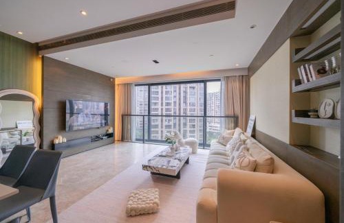 Jing'an Apartamento | ZHome-Deplex luxury apartment-Near The Bund