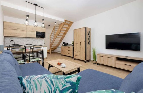Miedzywodzie Apartamento | Zielona 11 | Two-level apartment | Terrace