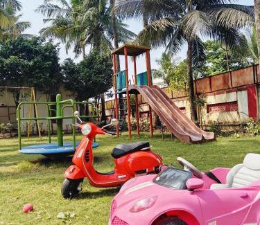Karjat Apartamento | Zio Origins- Pool, Play area, BBQ