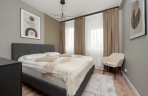 Krzyki Apartamento | Zwycięska 3 | One Bedroom Apartments in Wrocław | Air Conditioning | Parking | 4 People