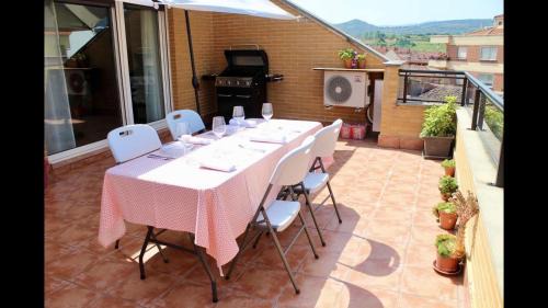Ático en el centro con barbacoa y amplia terraza