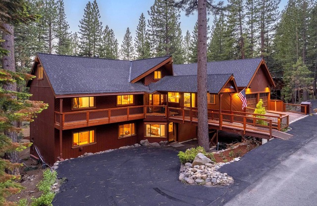 < 1 Mi to Beach: Expansive Tahoe Escape w/ Hot Tub