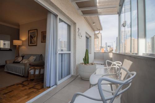 100 m² com terraço, garagem, A/C | 6x sem juros
