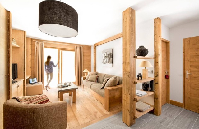 150m del centro estación, fitness, piscina, sauna, hammam, balcón, tv, 67m², Tignes