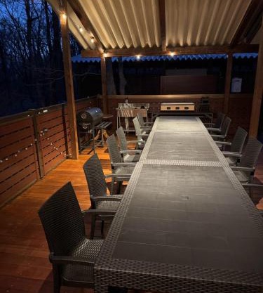 15名可屋外サウナ屋内サウナ屋根付きバーベキュー