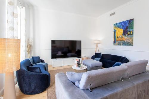 #17 Suite Gioffredo 3 chbres air conditioning 5mins Vieux NicePort