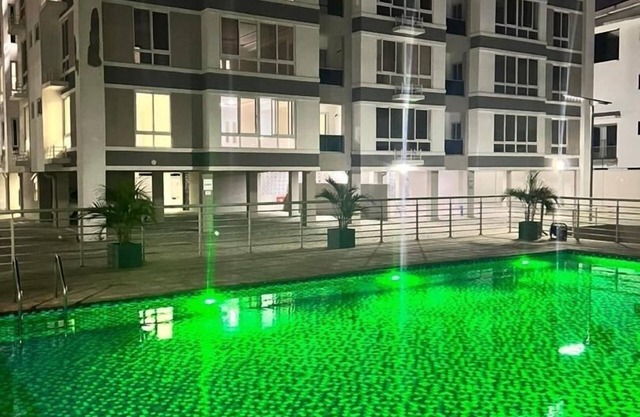 2 BR Luxury Apartment w/Pool, City View, WiFi, Serene & Secure environment.
