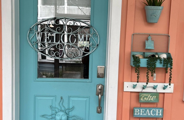 Steps to the pool and short drive to the beach!