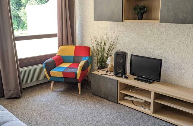 Apartamento de 2 habitaciones a pie de pistas con balcón y taquilla para esquís