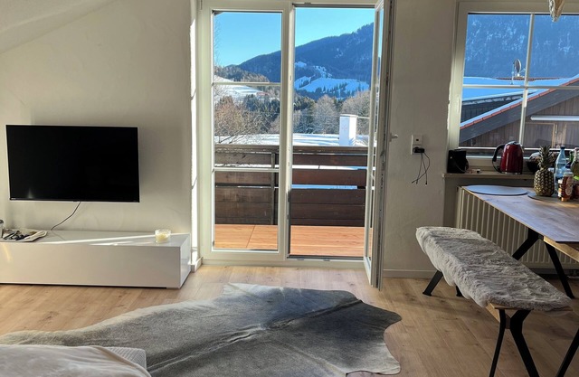2-Zimmer-Apart.Kuschelnest in Steibis mit Bergblick Inkl Oberstaufen Plus Karte
