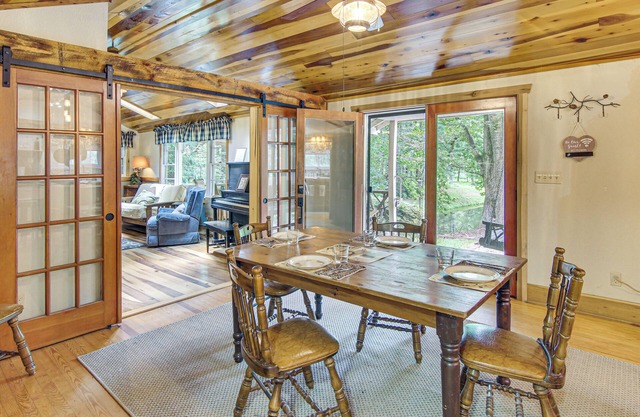 20-acre Cabin w/ Pond: 6 Mi to River Arts District