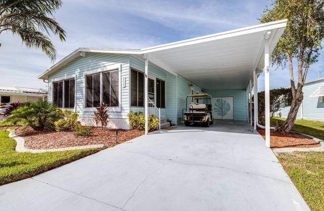 55+ Resort Home w/ Golf Cart, Patio & Full Amenities – Pickleball, Pools in Cypress Lakes | Monthly