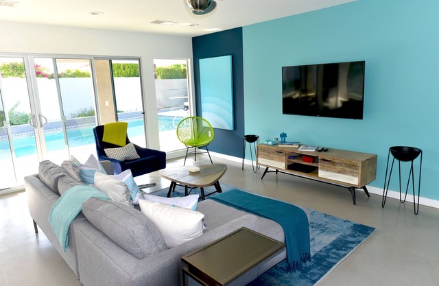 South Palm Springs Moderno 3 bd 3 baños - Piscina, spa, campo de golf Tahquitz Creek