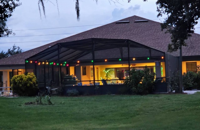 3 bedroom 2 bath house with pool in terrific Kissimmee on 5 acre property.