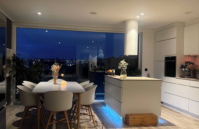 3-bedroom apartment in Trondheim with privat rooftop and jacuzzi