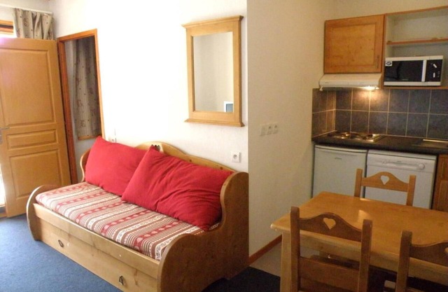100m del centro estación, sauna, hammam, balcón, parking, tv, 50m², Vaujany