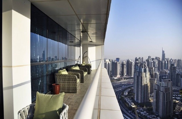 Habitación de 3 camas con vista espectacular en Marina