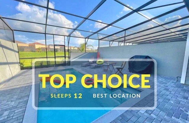 5bd 4.5bth Resort Villa w/ Pool★20mins to Disney