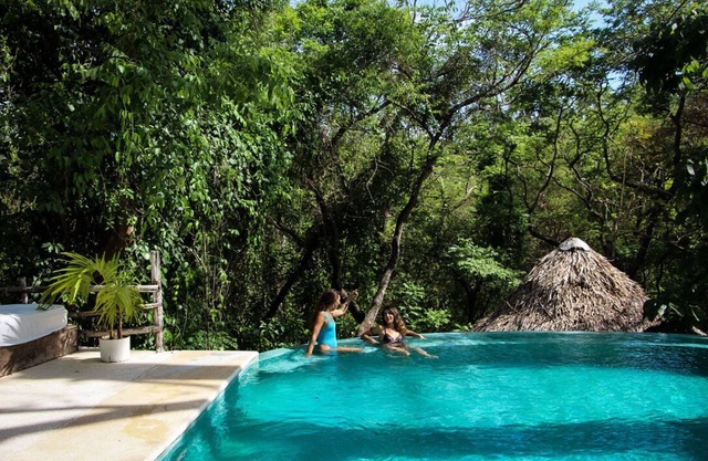 6 Bedroom Jungle Hotel w/ Infinity Pool--5 minute walk to beach!