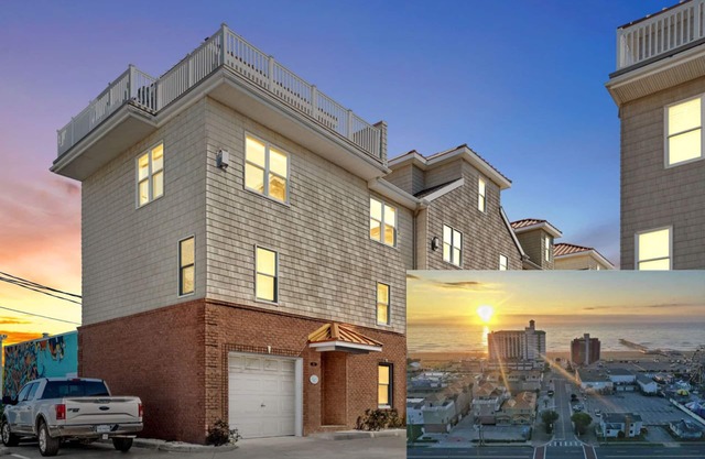 7 beds! One block from new SURF Wave Pool and beach! Bikes included!