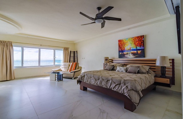 8-bedroom, 8-bathroom luxury beachfront villa in central Cabarete