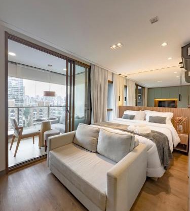 807 Studio elegante no Doru Vila Nova Conceição