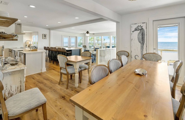 9 BR 7.5 BA Gulf Coast Beachfront Paradise with Private Pool and Dock-Sleeps 20+
