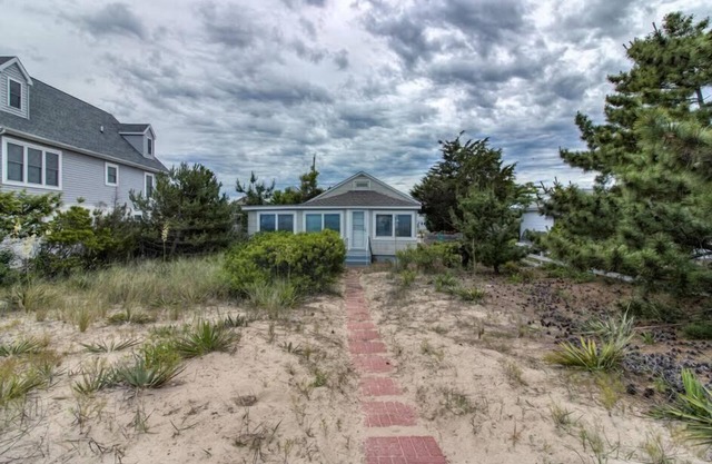 Frente a la playa en Primehook Beach.