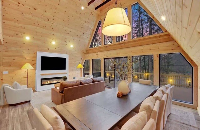 A-Frame Cabin in the Pines- Hot Tub- Firepit- Lake Access