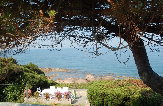 Villa frente al mar en el Golfo de Ajaccio.
