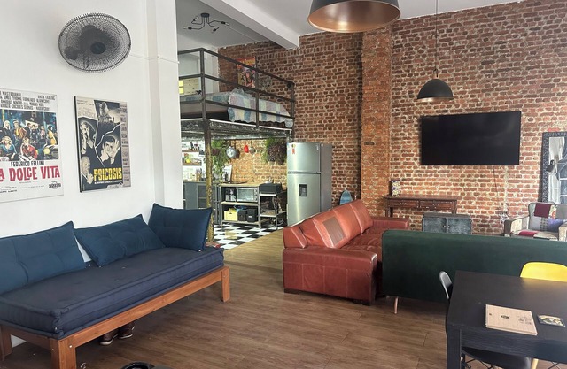 A unique loft in the historic center of Rio de Janeiro.