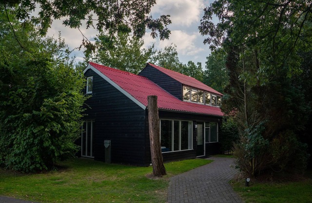 Casa adaptada para sillas de ruedas, en un parque