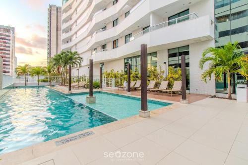 Alojamiento con piscina, sauna y gimnasio en el corazón de Salvador - AAP