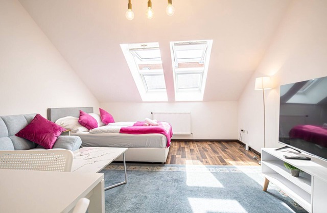 Airy Attic Apt.: Stylish Studio w/ Terrace & View