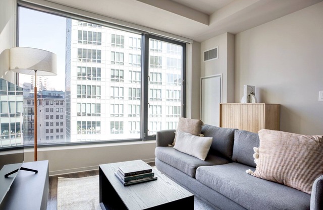 Airy Chinatown/Theater District 1BR w/ Gym & W/D, nr T, by Blueground