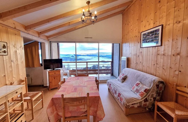 Apartamento para 7 con balcón, wifi, mascotas permitidas, parking - Saint-Michel-de-Chaillol