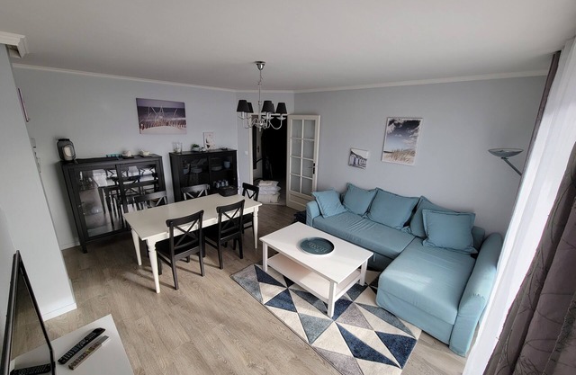 Apartamento F2 45 m2, estacionamiento privado cubierto en el centro de la ciudad de DEAUVILLE