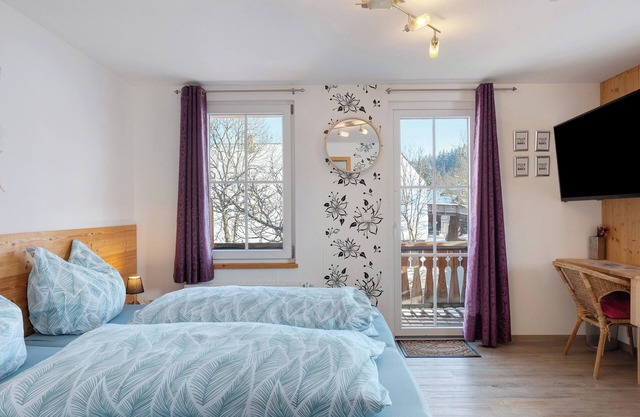 Apartamento 'Ferienwohnung 2 Personen' con jardín compartido, balcón y Wi-Fi
