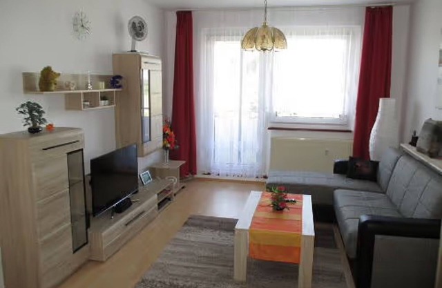 Apartamento 'Ferienwohnung Schlieben' con balcón y Wi-Fi