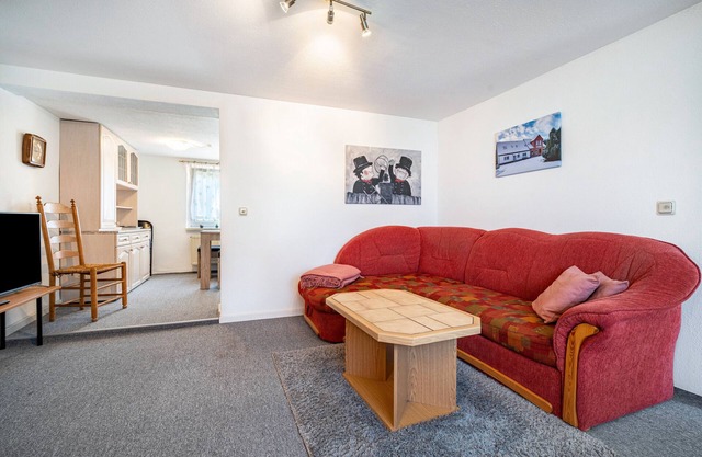 Apartamento 'Fewo Bauer Mecke' con jardín compartido