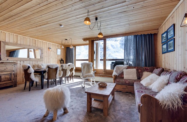 Apartamento para 6, balcón, wifi en Tignes